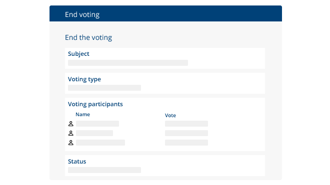 Illustration voting in boards