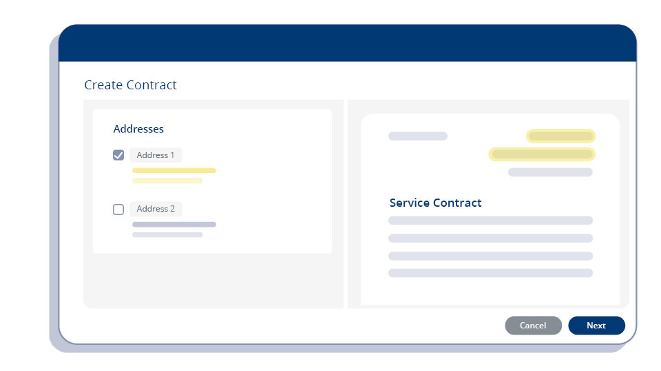 Illustration of automated document processing