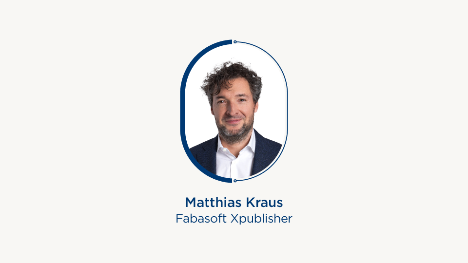 Porträtfoto Matthias Kraus, CEO Fabasoft Xpublisher