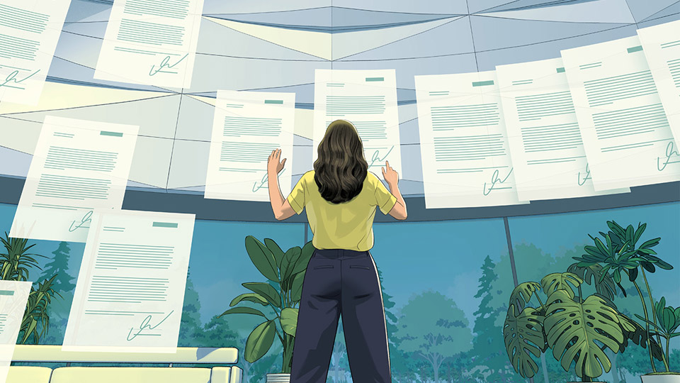 Fabasoft Contracts Illustration